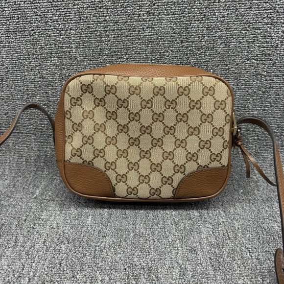 GUCCI Bree Brown Cloth Shoulder Bag 550-022625 - Picture 3 of 14